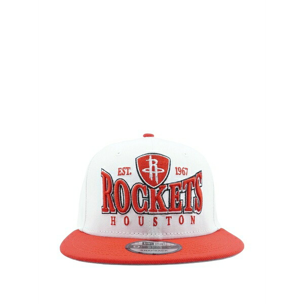 ニュー内鰓 メンズ 鳥打ち帽 付属物 9fifty houston rockets cap White