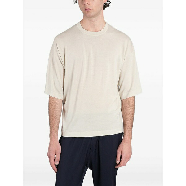 バレナ メンズ ティーシャツ トップス Crew-neck short-sleeve t-shirt Neutrals