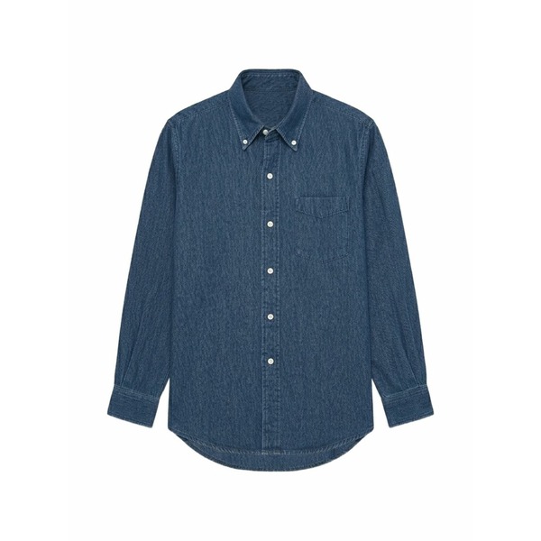 フォルテラ メンズ ティーシャツ トップス King button-down shirt Blue