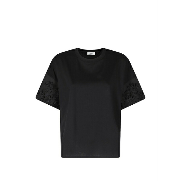 メイメイジェイ レディース ティーシャツ トップス Fiori t-shirt Black