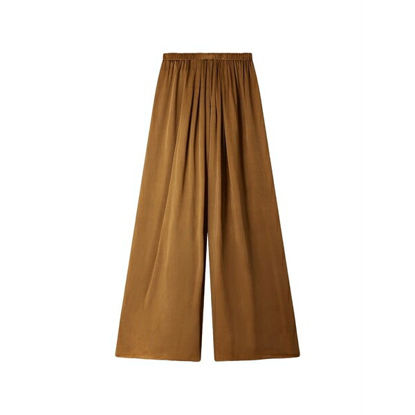 メドモワゼル レディース 心地よいズボン下 ボトムス Coucou elasticated trousers Brown