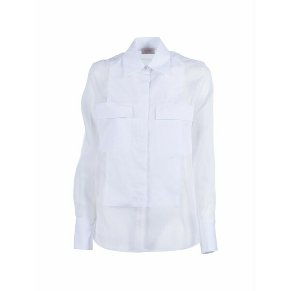 マッザレッリ レディース プルオーバー トップス Josephine panelled shirt White