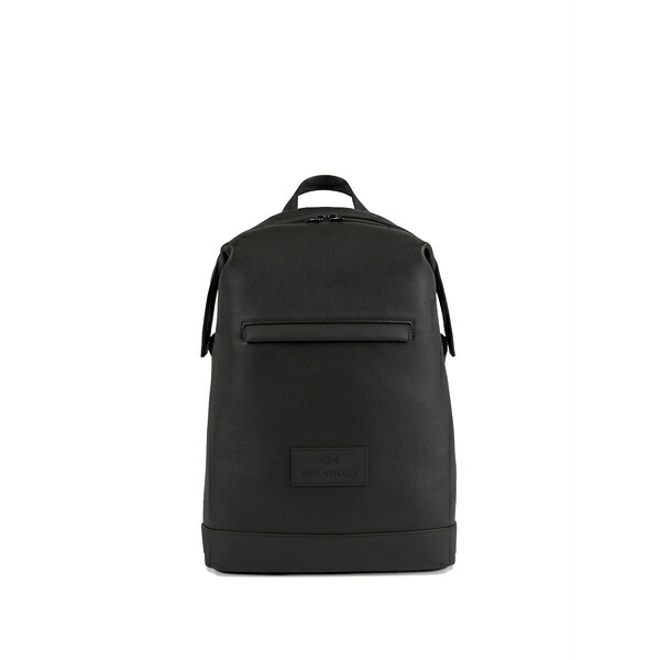 ポールアンドシャーク メンズ うしろ側風呂敷き包み・背嚢 御徒面子 Leather backpack Black