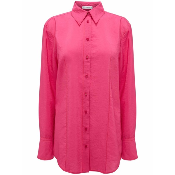 J.W.アンダーソン レディース プルオーバー トップス Relaxed-fit shirt Pink