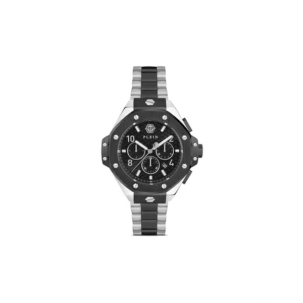 フィリップ飾り気の無い メンズ ウォッチ 佩び物 Octagon chronograph 44粍 Black