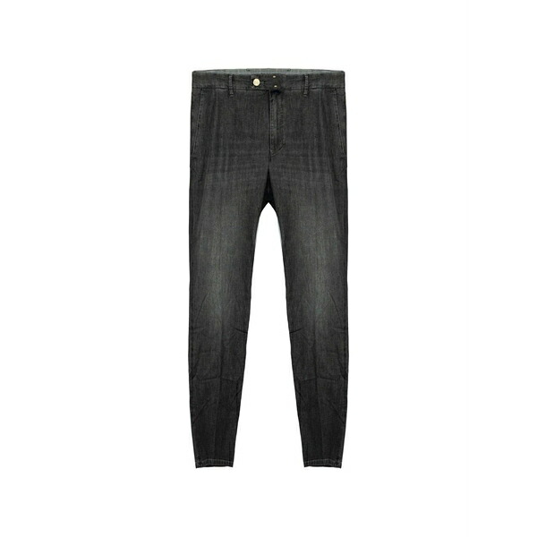 インコテックス メンズ ジーンズズボン下 ボトムス Faded-effect  jeans Black