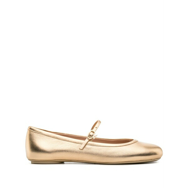 ジャンヴィト ロッシ レディース サンダル シューズ Carla buckled ballerina shoes Gold