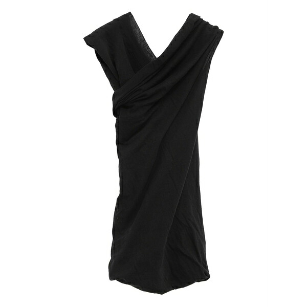 リックオウエンス レディース カットソー トップス Cotton top  Black