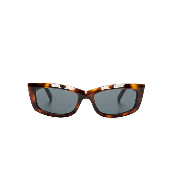サンローラン アイウェア メンズ サングラス・アイウェア 付属物 Sl 658 rectangle-frame sunglasses Brown