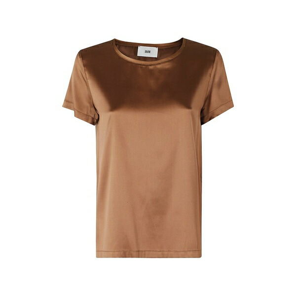 ソロトレ レディース ティーシャツ トップス Short-sleeve t-shirt Brown