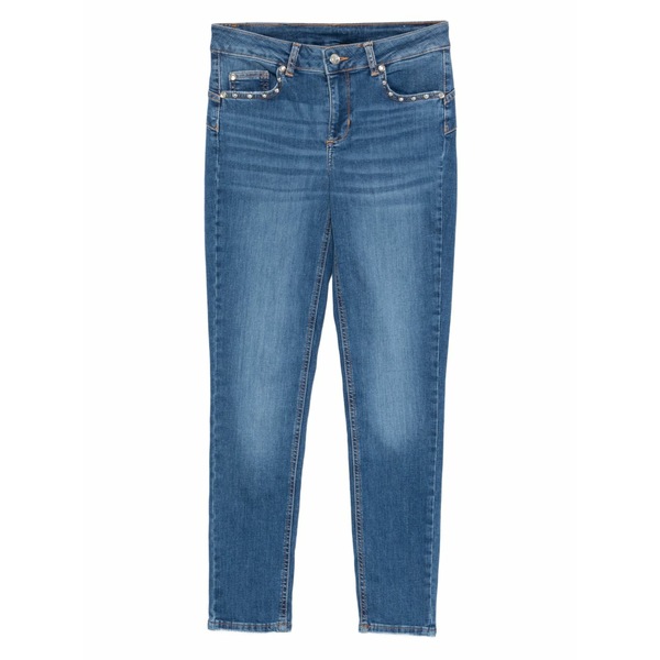 リュージョー レディース ジーンズズボン下 ボトムス Stud-pocket jeans Blue