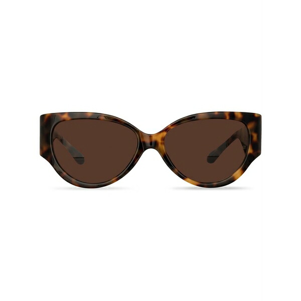 リンダ ファロー メンズ サングラス・アイウェア 付属物 Connie cat-eye frame sunglasses Brown