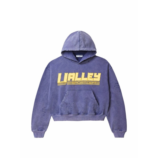 頭を覆う物 メンズ パーカー・スウェットシャツ アウター Printed hoodie Purple