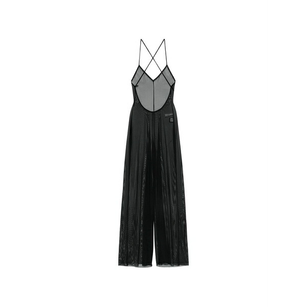 ノーマカマリ レディース 衣裳 トップス Fara sheer low-back jumpsuit Black