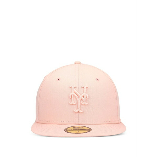 ニュー内鰓 メンズ 鳥打ち帽 付属物 X mlb 59fifty new york mets cap Pink