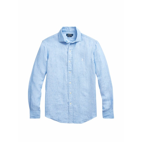 ラルフローレン メンズ プルオーバー トップス Logo-embroidered shirt Blue