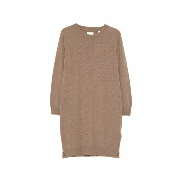 ガント レディース 衣裳 トップス Long-sleeve MIDI dress Brown