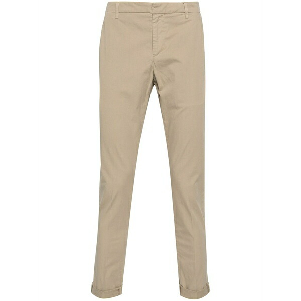 ドンダップ メンズ 心地よいズボン下 ボトムス Slim-fit chino trousers Neutrals