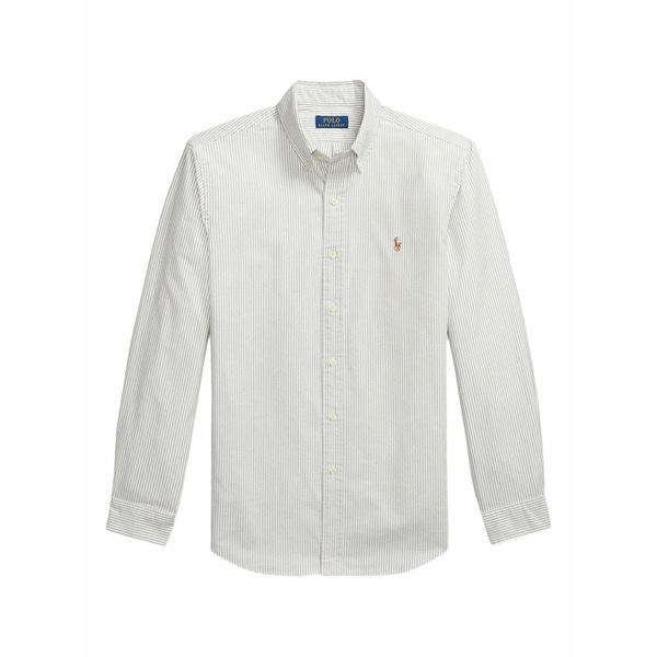 ラルフローレン メンズ プルオーバー トップス Embroidered-logo shirt White