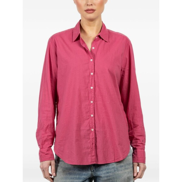 キセレナ レディース プルオーバー トップス Beau buttoned shirt Pink