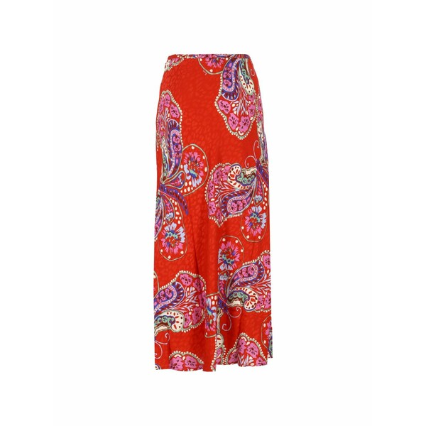 リキソー レディース スコート ボトムス Kelly paisley-print jacquard maxi skirt Red