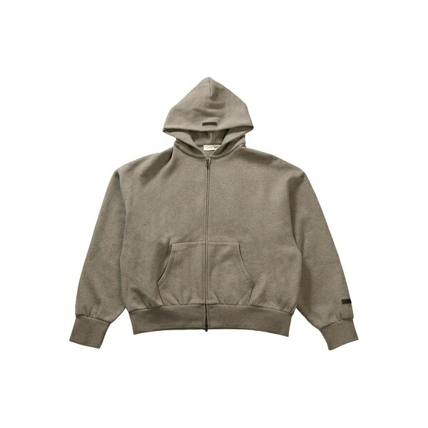 エフオージーエッセンシャルズ メンズ パーカー・スウェットシャツ アウター Zip-up hoodie Neutrals