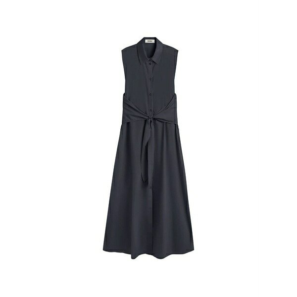 エコアルフ レディース 衣裳 トップス Chiara tie-waist sleeveless dress Blue