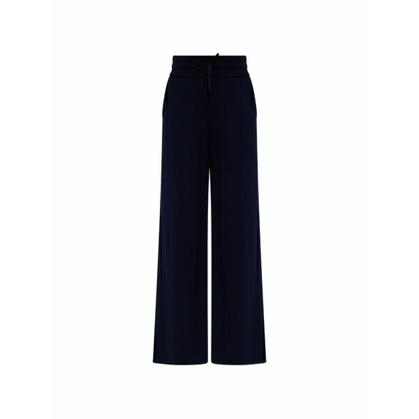 ケンゾー レディース 心地よいズボン下 ボトムス Drawstring wide-leg trousers Blue