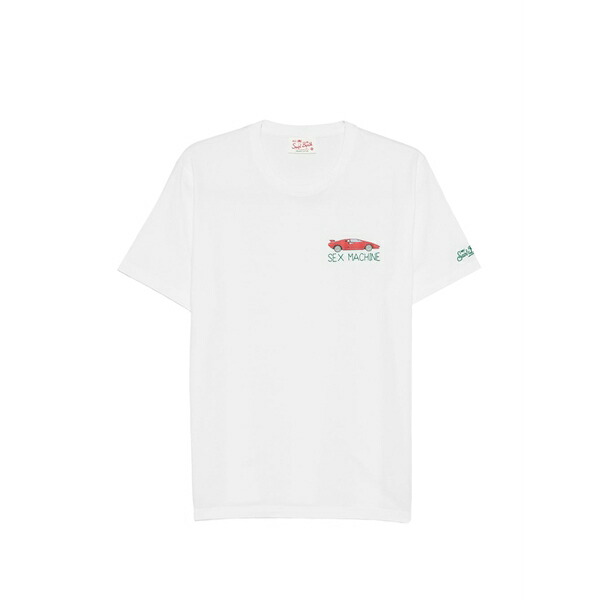 エムシーツーセイントバース メンズ プルオーバー トップス Graphic-print t-shirt White