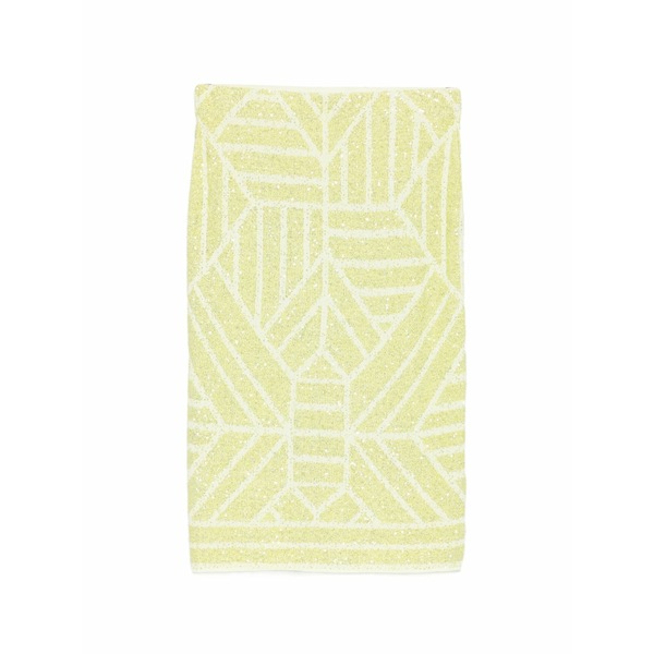 サーカス・泊まり レディース スコート ボトムス Sequin-embellishment MIDI skirt Yellow