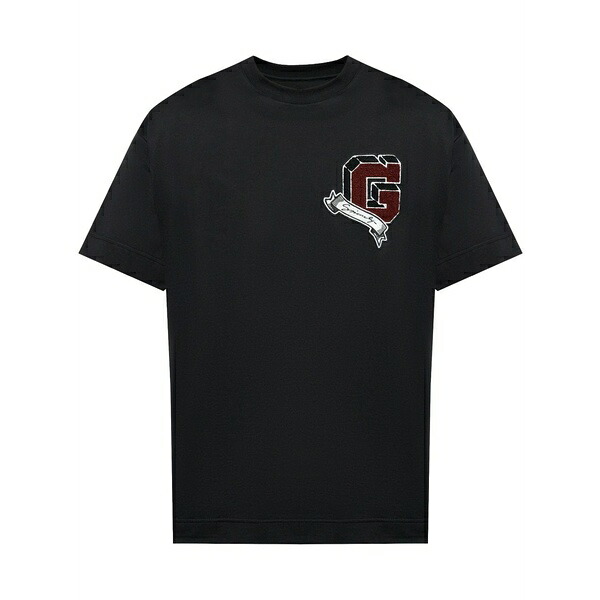 ジバンシー メンズ ティーシャツ トップス Monogram-print t-shirt Black