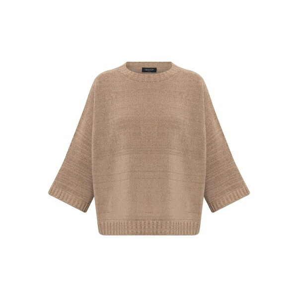 ファビアナ フィリッピ レディース 編み物\u0026スウェーター アウター Wide-sleeve sweater Neutrals