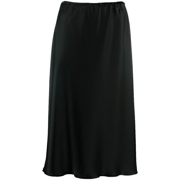ナヌーシュカ レディース スコート ボトムス Satin-finish MIDI-skirt Black