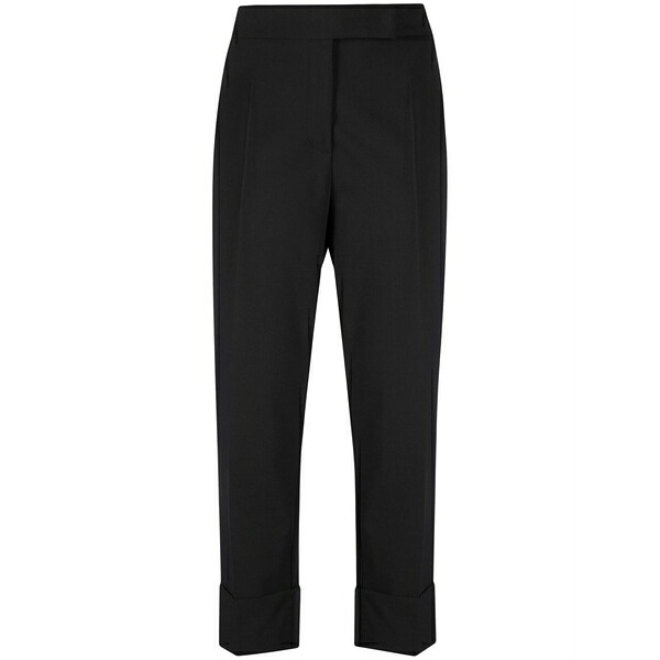 ブランカ ヴィータ レディース 心地好いズボン下 ボトムス Pressed-crease four-pocket tailored trousers  Black