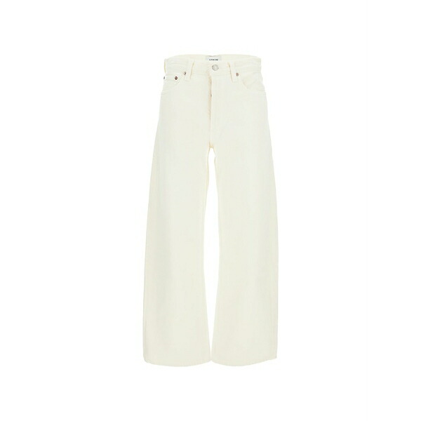 アゴルド レディース ジーンズズボン下 ボトムス Arc wide-leg jeans Neutrals