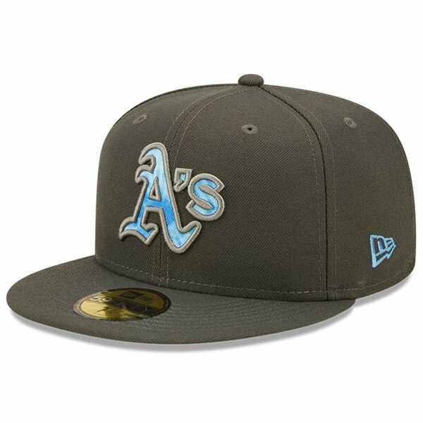 世界的に ニューエラ メンズ 帽子 アクセサリー Oakland Athletics New Era 2022 Father's Day  OnField 59FIFTY Fitted Hat Graphite krishipathagricare.com