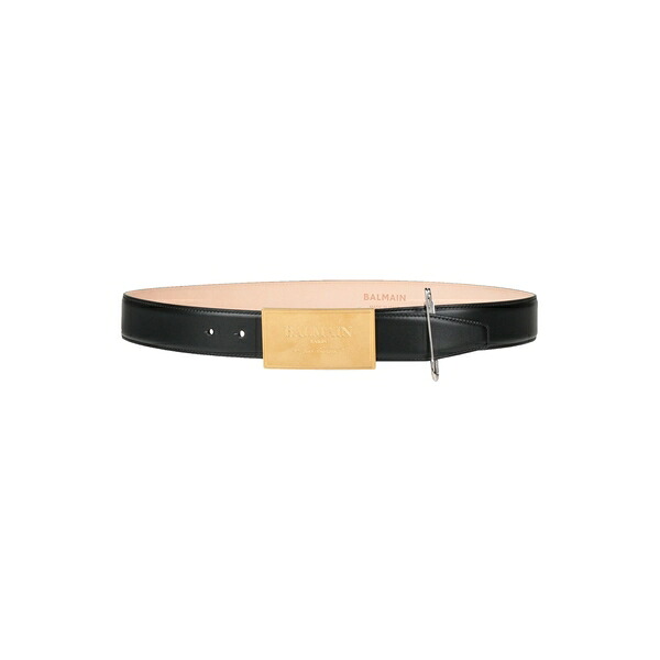 [Free Shipping] Balmain Men's Belts Accessories Belts Black