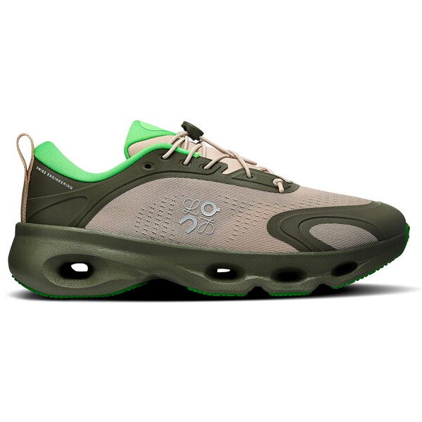 On オン レディース スニーカー  【On Running Cloudsolo LOEWE Khaki Green Sand (Women)】  サイズ US_9.5(26.5cm) Khaki Green/Sand