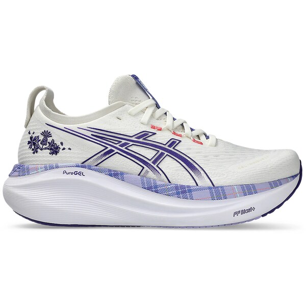 ASICS アシックス レディース スニーカー  【ASICS Gel-Nimbus 27 Cream Gentry Purple (Women)】  サイズ US_8(25.0cm) Cream/Gentry Purple