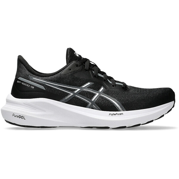 ASICS アシックス レディース スニーカー  【ASICS GT-1000 13 Black White (Women\u0027s)】  大いさ US_W_11 Black/White 靴-レディース靴