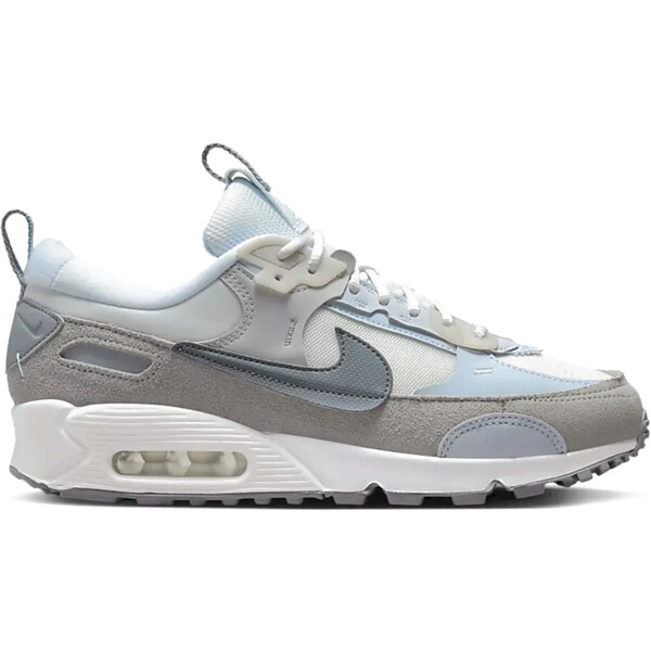 Nike ナイキ レディース スニーカー  【Nike Air Max 90 Futura Summit White Pure Platinum (Women\u0027s)】  大いさ US_8.5(25.5糎) Summit White/Pure Platinum/Football Grey/Wolf Grey レディース靴-スニーカー-靴