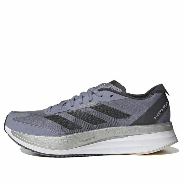 adidas アディダス メンズ スニーカー 【adidas Adizero Boston 11 \u0027Silver Violet Black\u0027 HQ9032】  大きさ US_11.5(29.5糎)