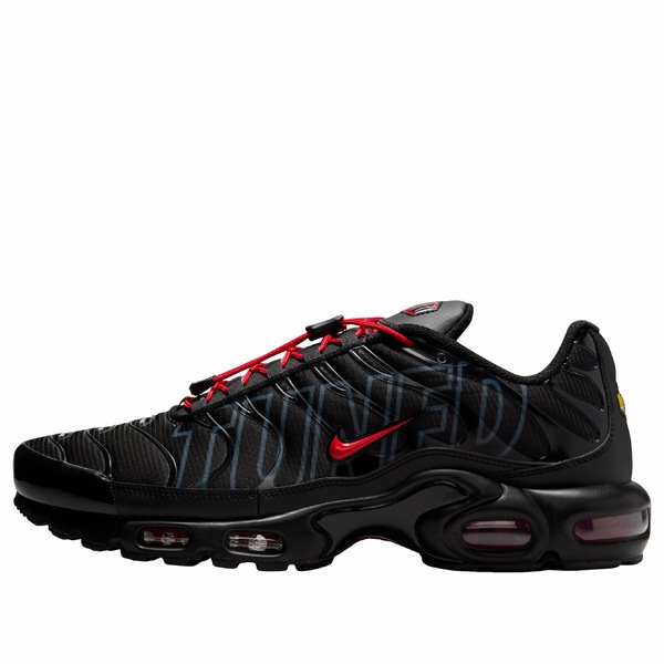 Nike ナイキ メンズ スニーカー 大気圏マックス 【Nike Air Max Plus \u0027Tuned Air Black Red\u0027 IH4459-001】  大きさ US_8.5(26.5糎)