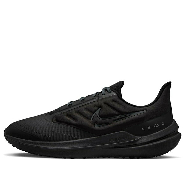 Nike ナイキ メンズ スニーカー 【Nike Air Zoom Winflo 9 Shield \u0027Triple Black\u0027 DM1106-007】  大いさ US_M_13 スニーカー-靴