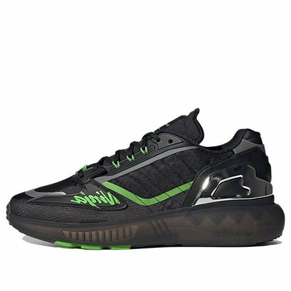 adidas アディダス メンズ スニーカー 【adidas Kawasaki Ninja x ZX 5000 Boost 'Black Green' GW3359】 サイズ US_10.5(28.5cm)｜asty