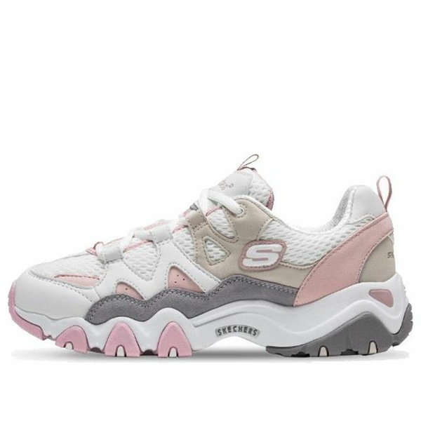 Skechers スケッチャーズ レディース スニーカー 【(WMNS) Skechers D'lites 2.0 Shoes White 99999693-WGPK】 サイズ US_6(23.0cm)|asty