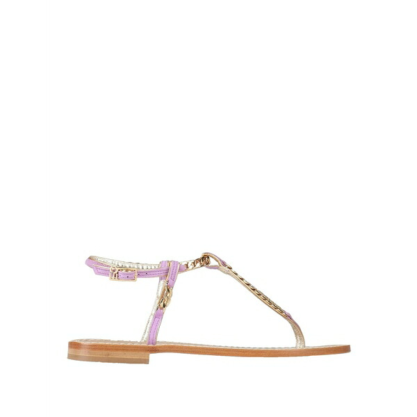 【送料無料】 エマヌエラ カルーソ カプリ レディース サンダル シューズ Thong sandals Purple 23,288円
