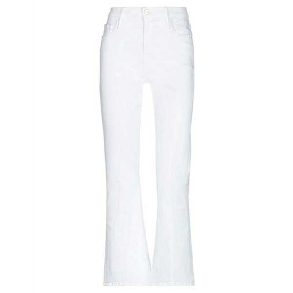 【送料無料】 フレーム レディース デニムパンツ ボトムス Jeans White