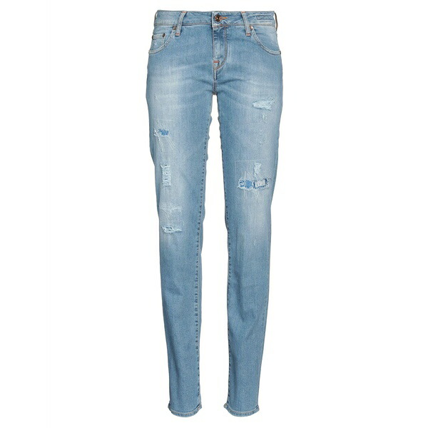 【送料無料】 ヤコブ コーエン レディース デニムパンツ ボトムス Jeans Blue