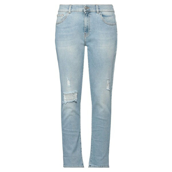 【送料無料】 ツインセット レディース デニムパンツ ボトムス Jeans Blue｜asty